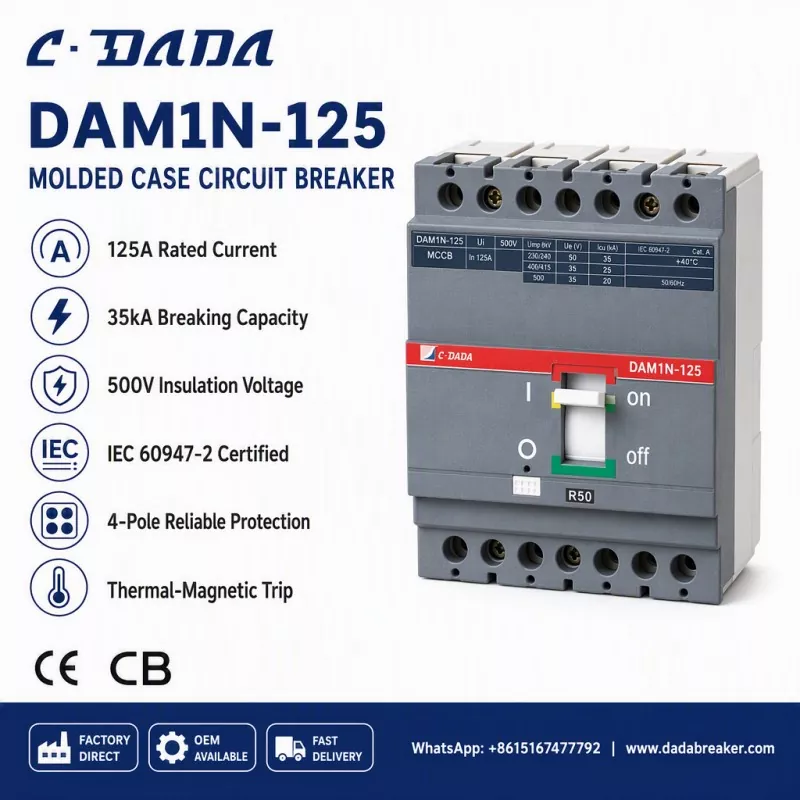 Säkerställa underdistributionsintegritet: C·DADA DAM1N-125 MCCB-lösningen