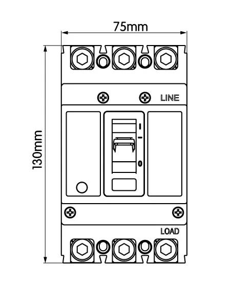 125A Adjustable Moulded Case Circuit Breaker
